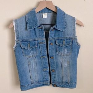 Cut-off Cropped Jean Jacket NWOT